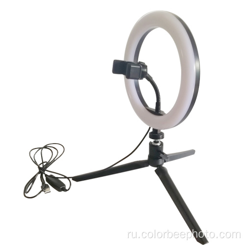 Светодиодный стол USB 8 дюймов с кольцевым светом для макияжа и макияжа